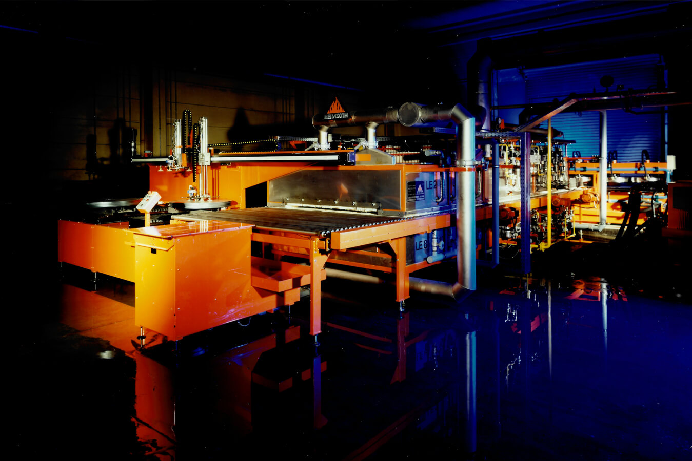 Ansicht Maschine Flachprodukte